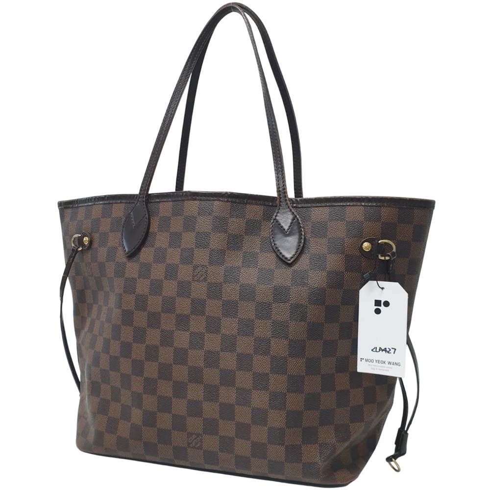 ✅AUTH✅LOUIS VUITTON NEVERFULL EBENE MM - Picture 6 of 14